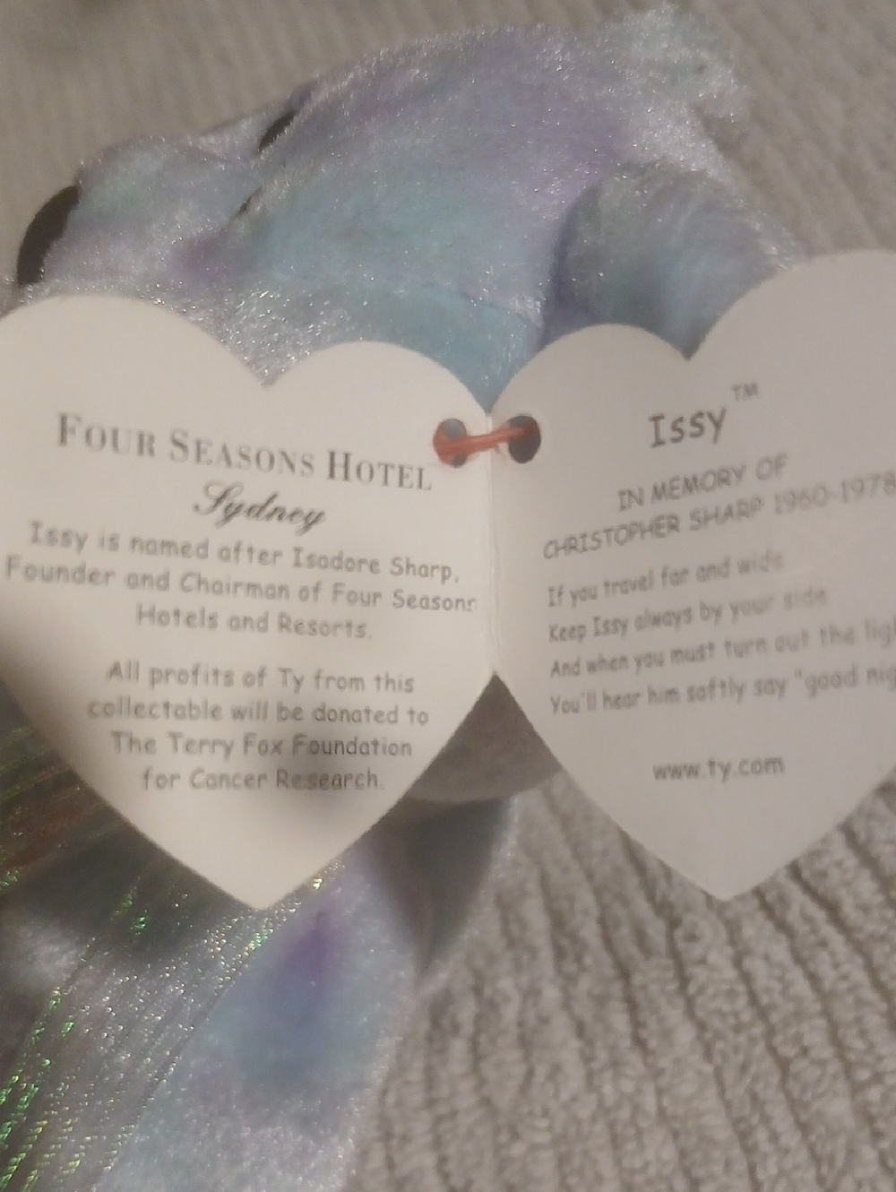 Issy Beanie Bear - Picture 4 of 5